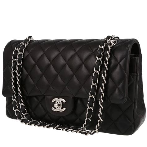 borsa trapuntata nera tipo chanel|Chanel borse italia.